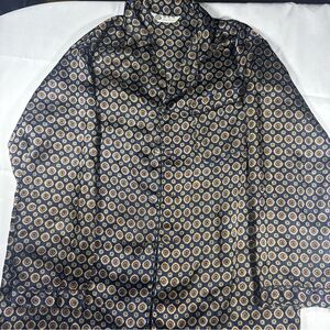 Vintage Jiashiyi Button Down Shirt Pit 23 Inch Legnth 29 Inch